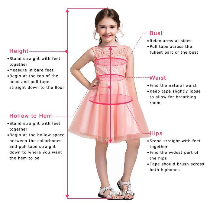 A Line White Tulle Scoop Neck Appliques Beading Flower Girl Dresses OHR042